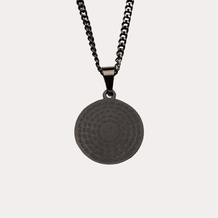 ZUDO99NamesofAllahNecklace_MatteBlack_1