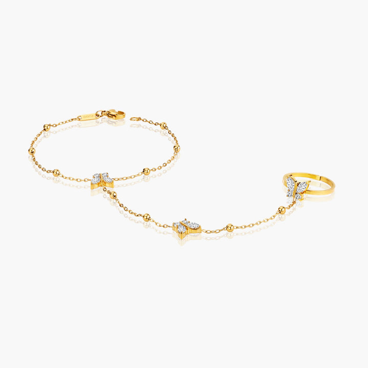 Butterfly Hand Chain Bracelet