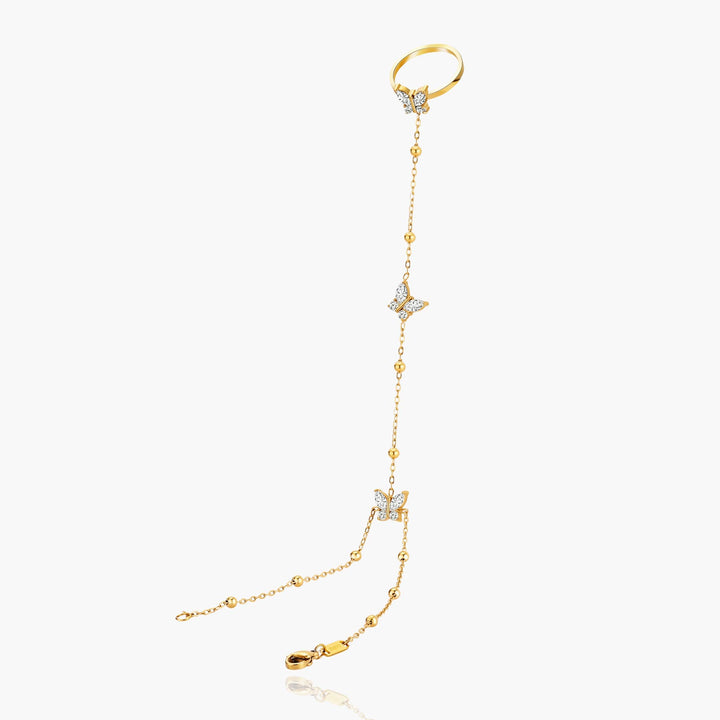 Butterfly Hand Chain Bracelet