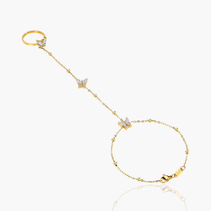Butterfly Hand Chain Bracelet
