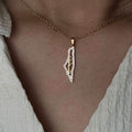 Crystal Palestine Map Necklace - Image 2