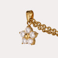 Crystal Floral Necklace - Image 3