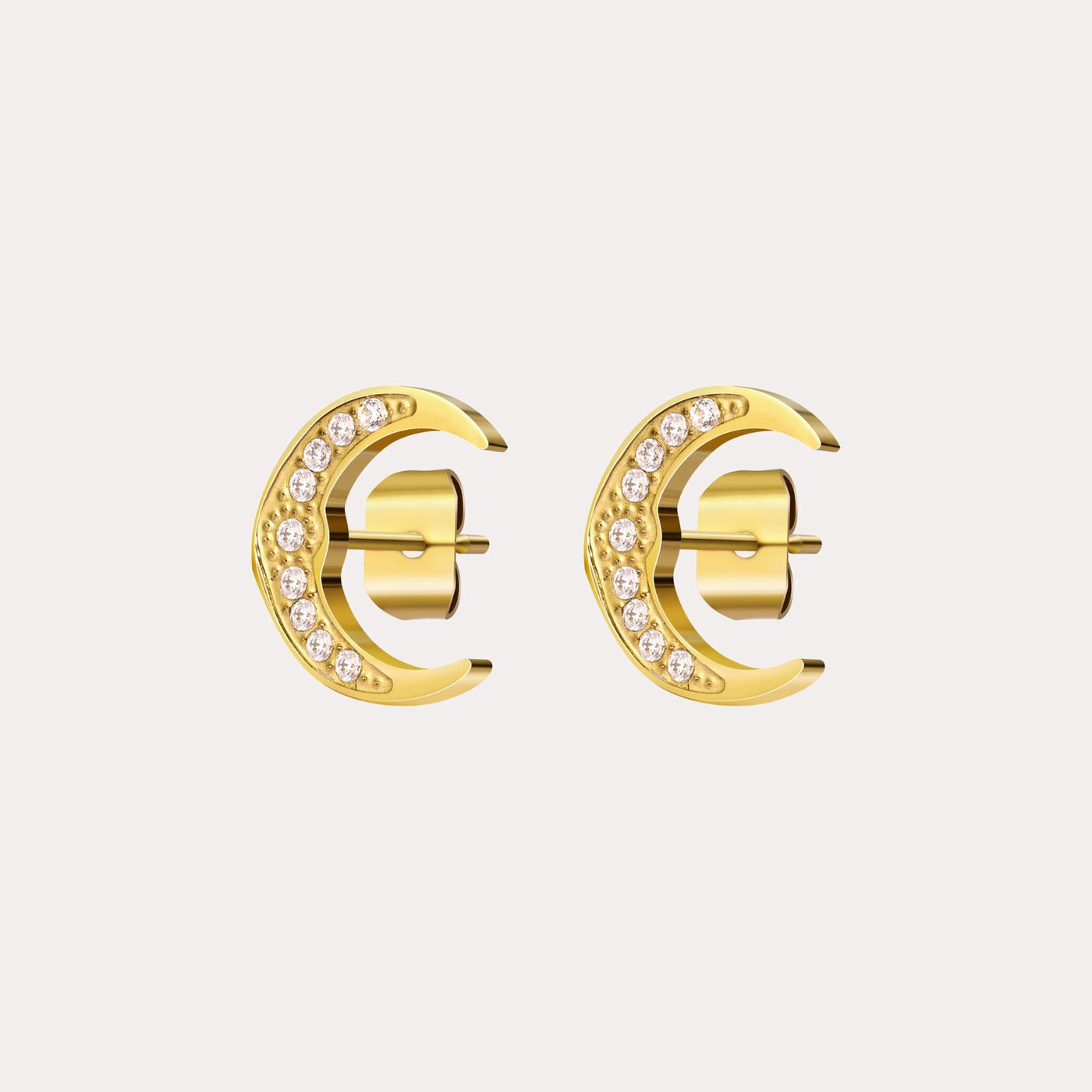 Moon Stud Earrings