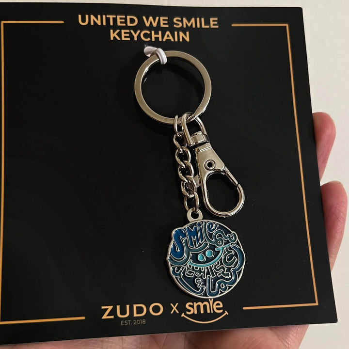 United We Smile Keychain