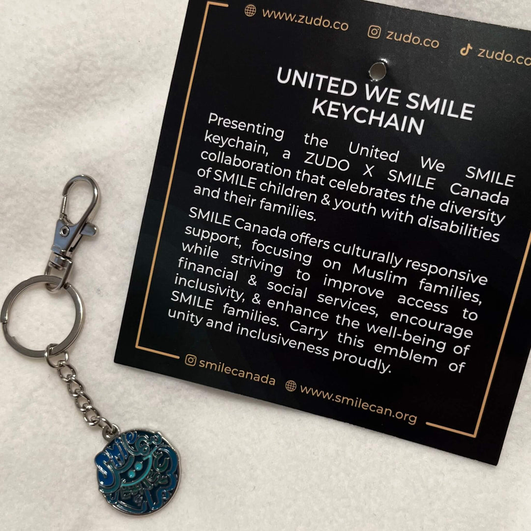 United We Smile Keychain
