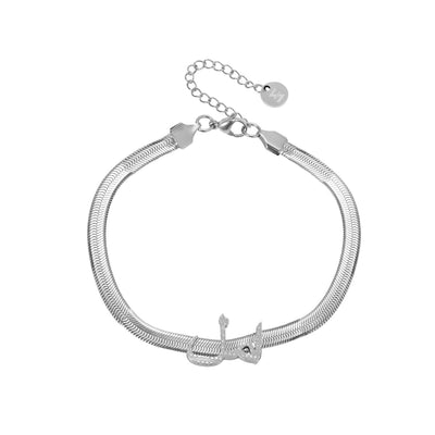 Personalized Snake Chain Bracelet