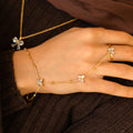 Butterfly Hand Chain Bracelet - Image 2