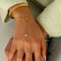 Butterfly Hand Chain Bracelet - Image 3