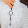 Palestine Keffiyeh Enamel Keychain - Image 3
