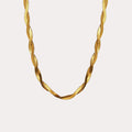 Woven Snake Chain Necklace - Image 1