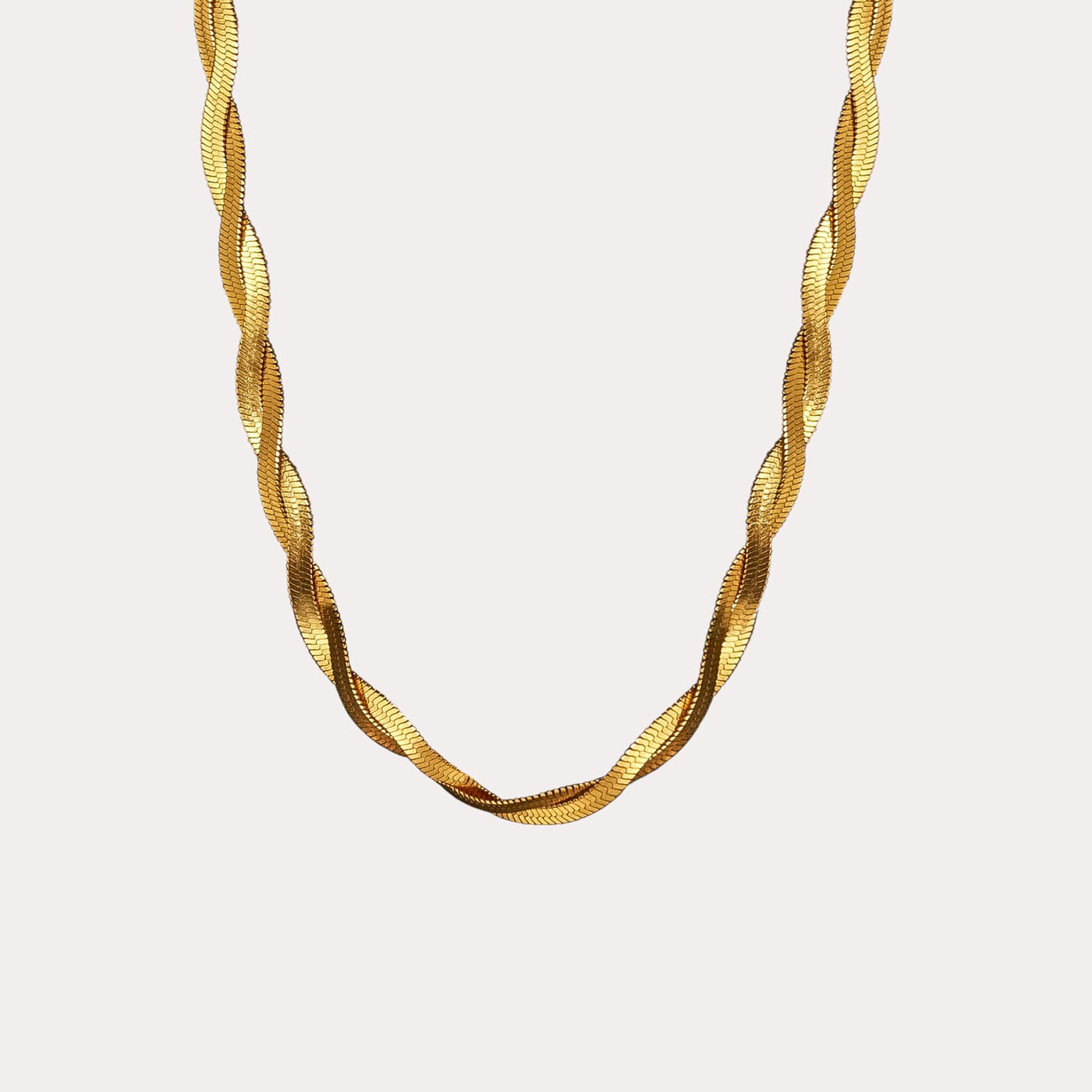 Woven Snake Chain Necklace