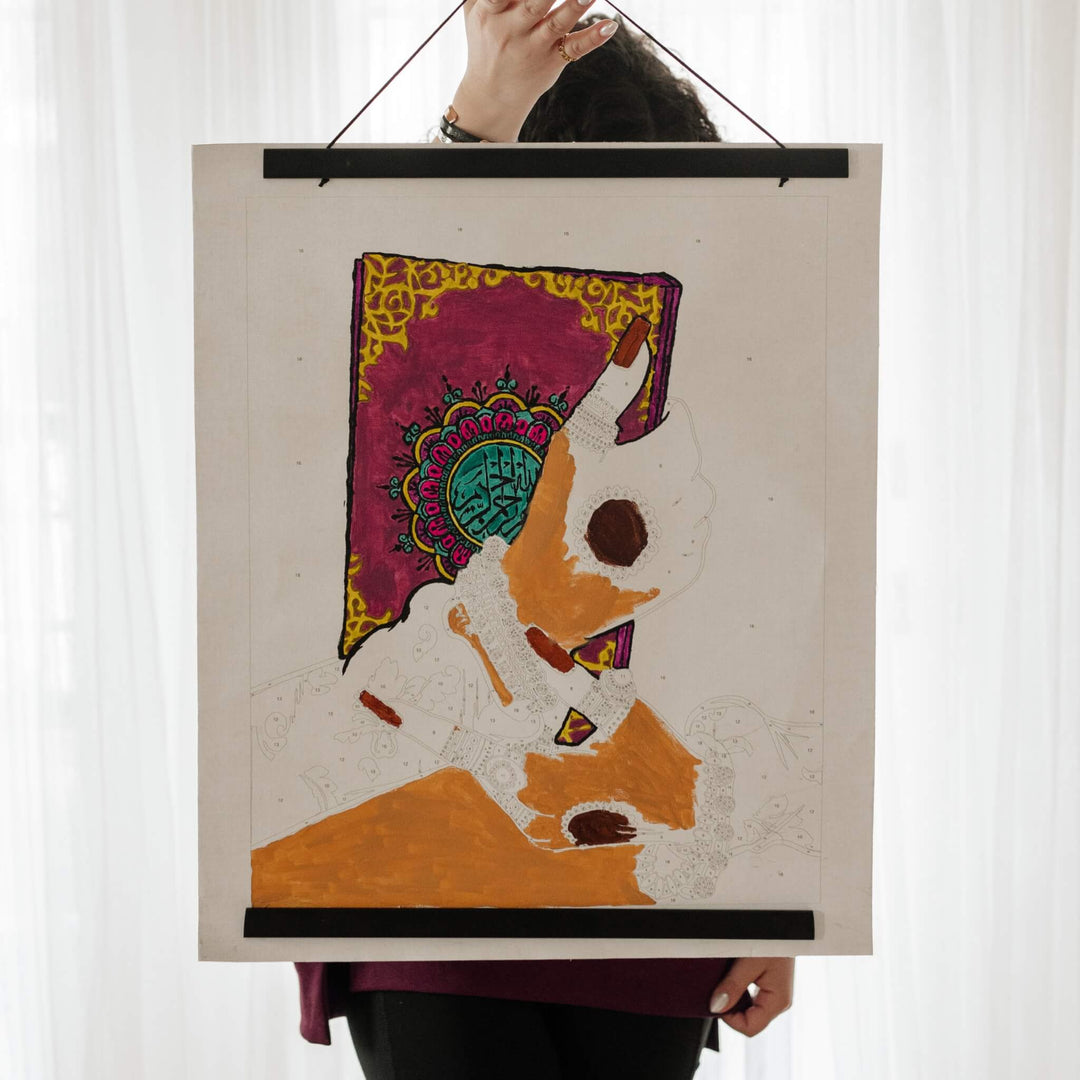 Magnetic Wooden Hanger Frame | Paint by Numbers
