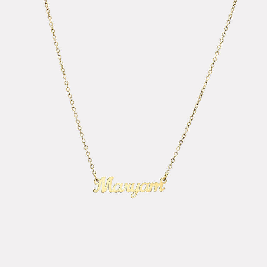 ready made name necklace