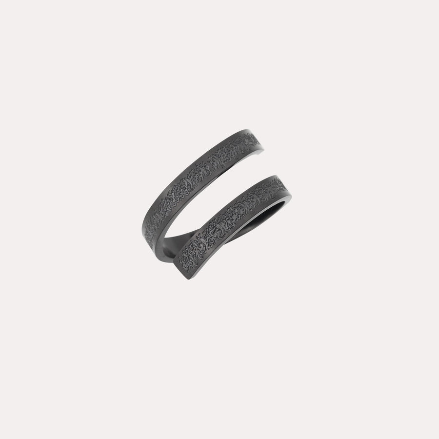 ZUDO-4-Qul-Spiral-Ring-black