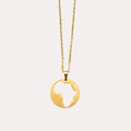 Africa Map Necklace - Image 1