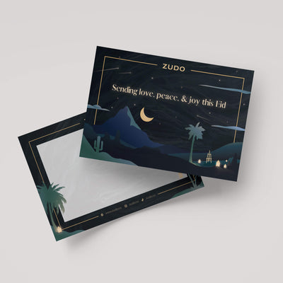 EID Starry Night Greeting Card