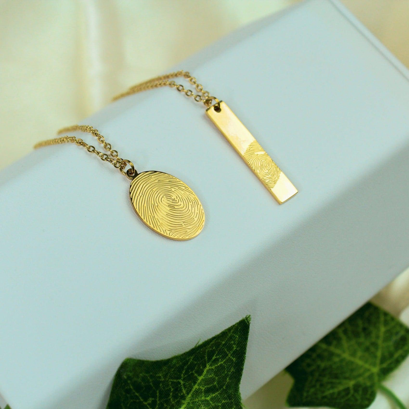 Solid Gold and Silver Fingerprint Jewellery. Luxury Personalised Gifts