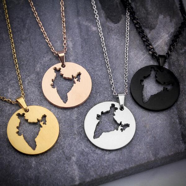 ZUDO - Represent Your Roots - Map Necklace
