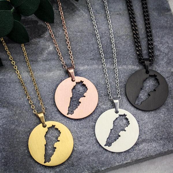 ZUDO - Represent Your Roots - Map Necklace