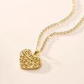 Verily With Every Hardship Comes Ease Heart Calligraphy Necklace - Image 6