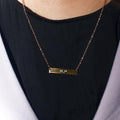 Personalized Name Bar Necklace - Image 3