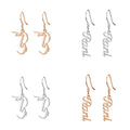 Personalized Name Earrings - Image 4