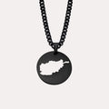 Afghanistan Map Necklace - Image 1