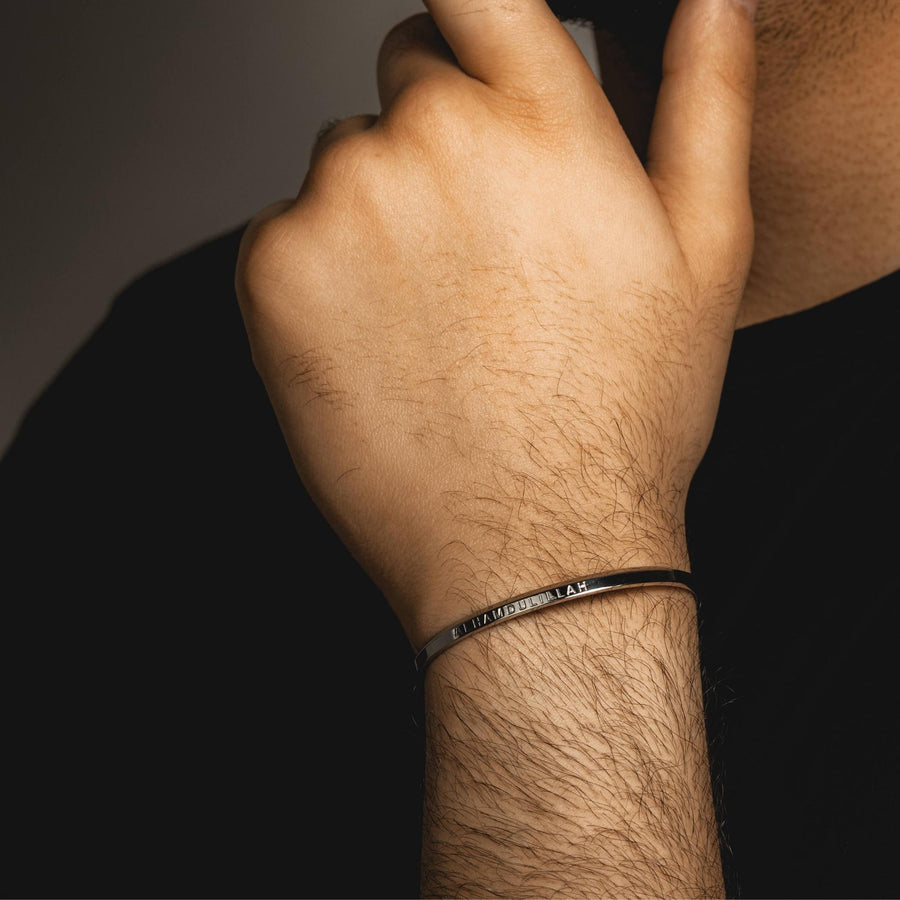 ZUDO-Alhamdulillah-Cuff-silver-model_2
