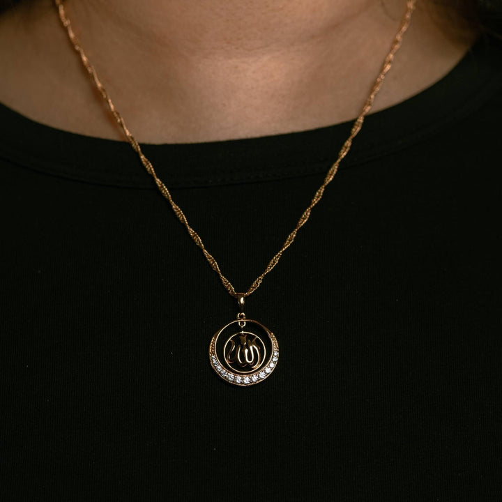 ZUDO-Allah-Crystal-Gold-Model