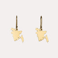 Bangladesh Map Earrings - Image 1