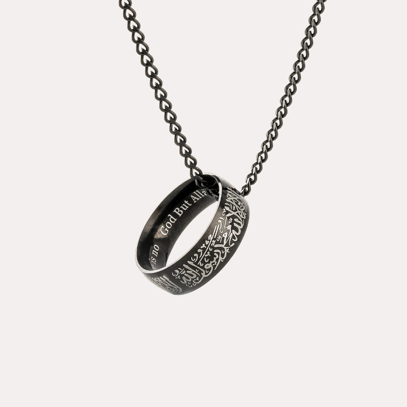 ZUDO-Black-shahada-Ring-necklace