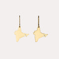 India Map Earrings - Image 1