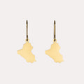 Iraq Map Earrings - Image 1