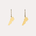Lebanon Map Earrings - Image 1