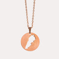Lebanon Map Necklace - Image 1