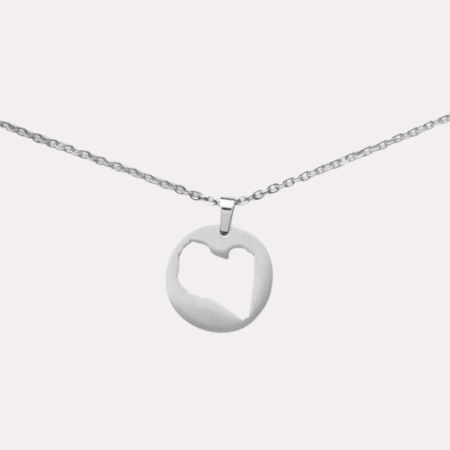 ZUDO-Libya-Map-Necklace