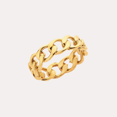 ZUDO-Linked-Chain-Ring-gold