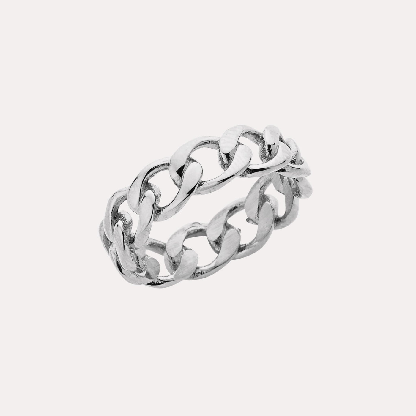 ZUDO-Linked-Chain-Ring-silver