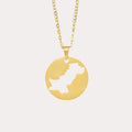 Pakistan Map Necklace - Image 1
