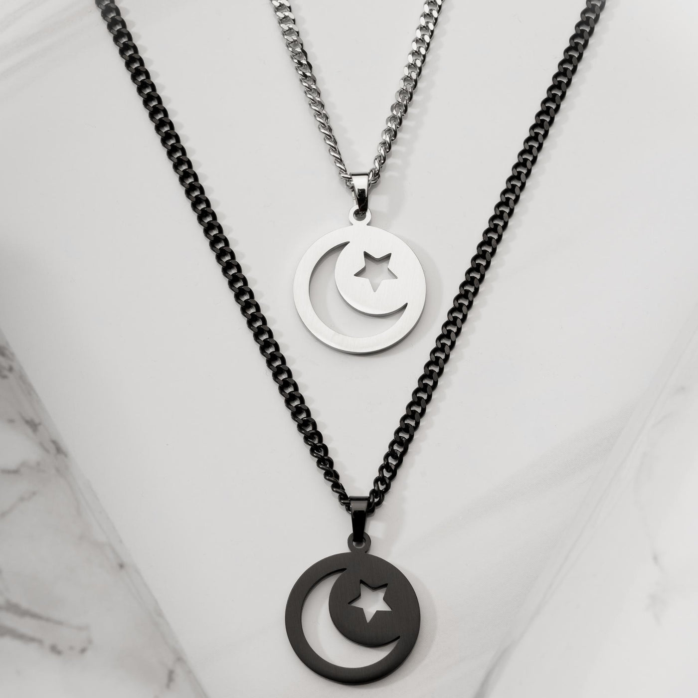 ZUDO-Star-and-Moon-Medallion-Necklace