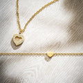 You Complete Me | 2 Piece | Crystal Heart Necklace | Bundle - Image 4