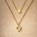 You Complete Me | 2 Piece Initial Necklace | Gold Bundle - Image 3