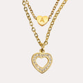 You Complete Me | 2 Piece Initial Necklace | Gold Bundle - Image 1