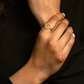 Star & Moon Ring | Birthstone - Image 4