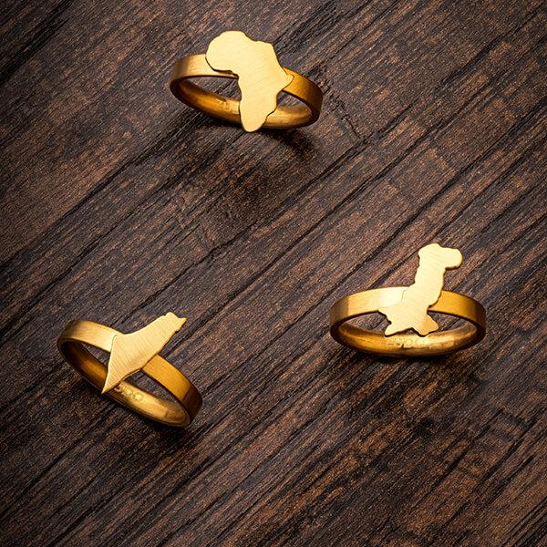 ZUDO Palestine Map Ring