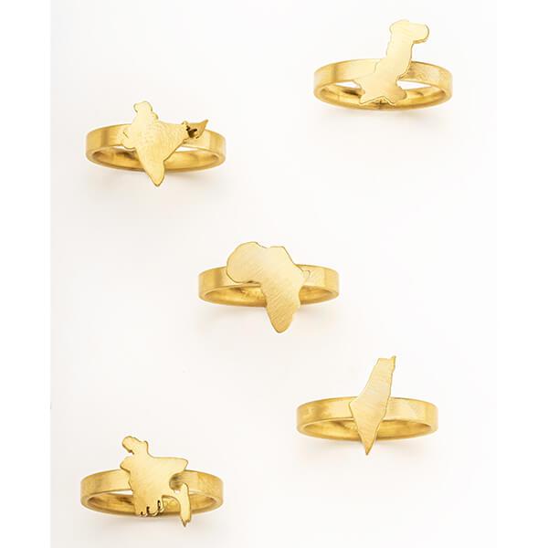ZUDO Pakistan Map Ring