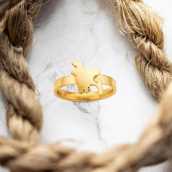 ZUDO Bangladesh Map Ring