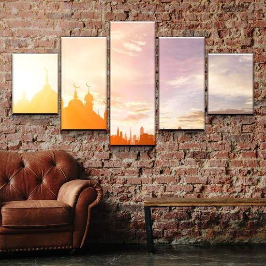 MASJID SHADOW SILHOUETTE | CANVAS