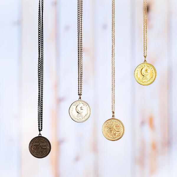 ZUDO Pakistan Coin Necklace