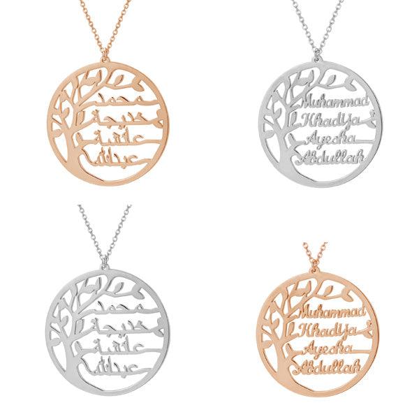 Personalized Family Tree Necklace ZUDO